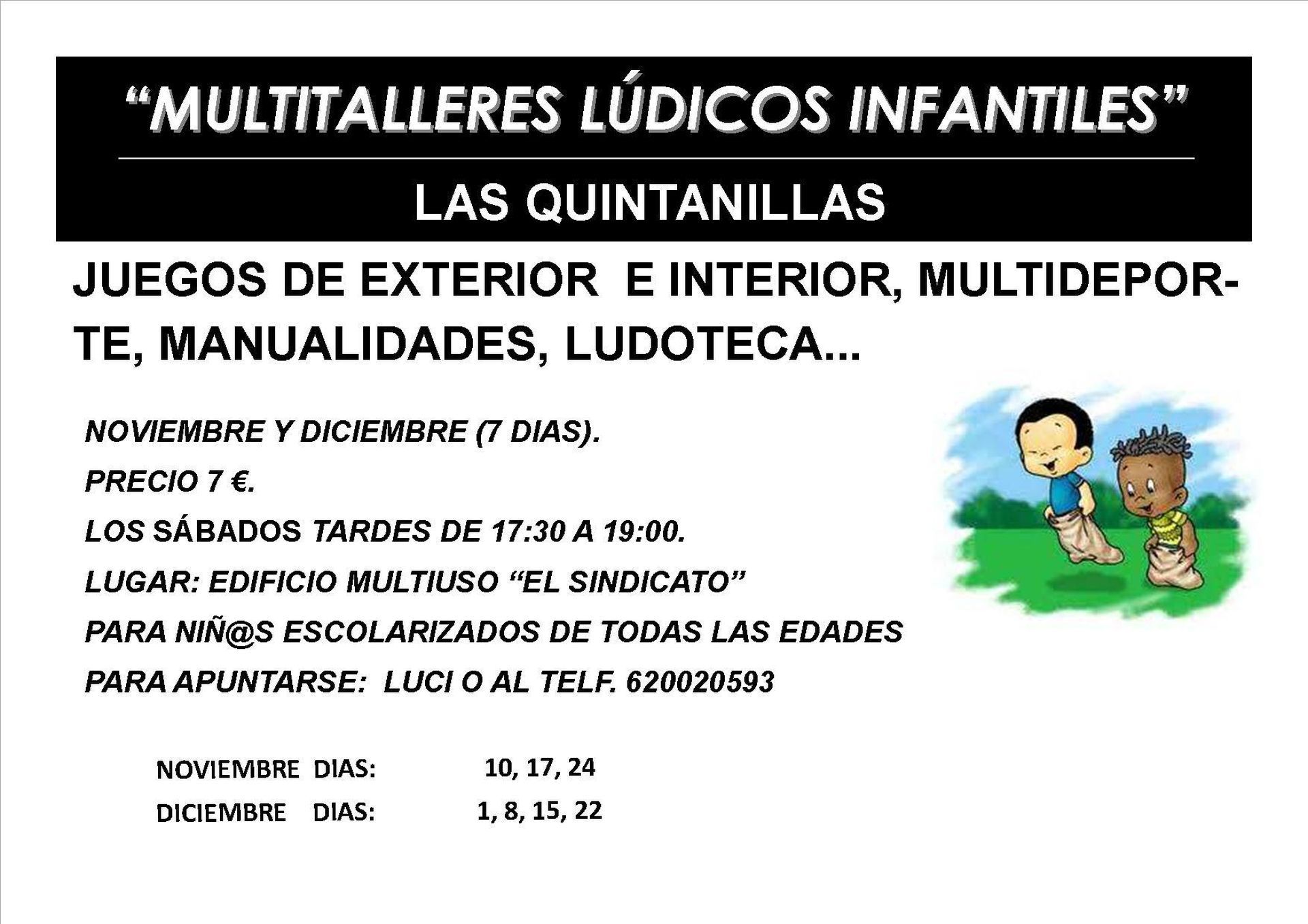 Multitalleres Lúdicos Infantiles 2012